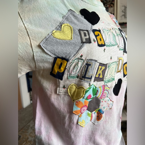 Ransom Note Tee Shirt - Sherbet Tie Dye - Picture 7 of 14